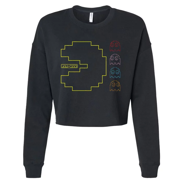 PACMAN Cropped Pullover Crew