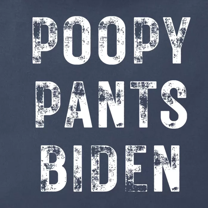 Poopy Pants Biden Zip Tote Bag