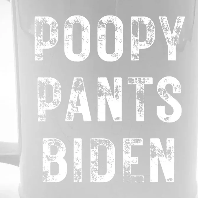 Poopy Pants Biden Front & Back Beer Stein