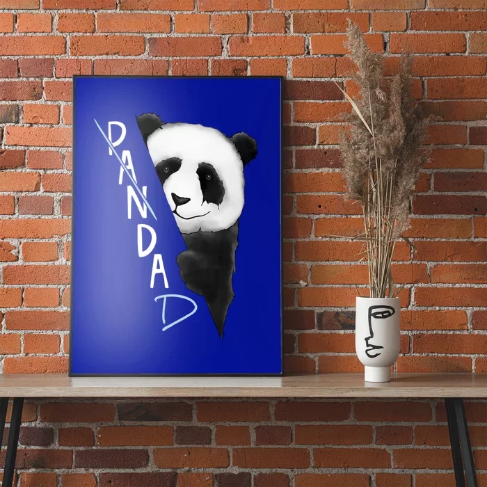 Pandad Panda Bear Bad Dad Joke Fathers Day Gift Poster