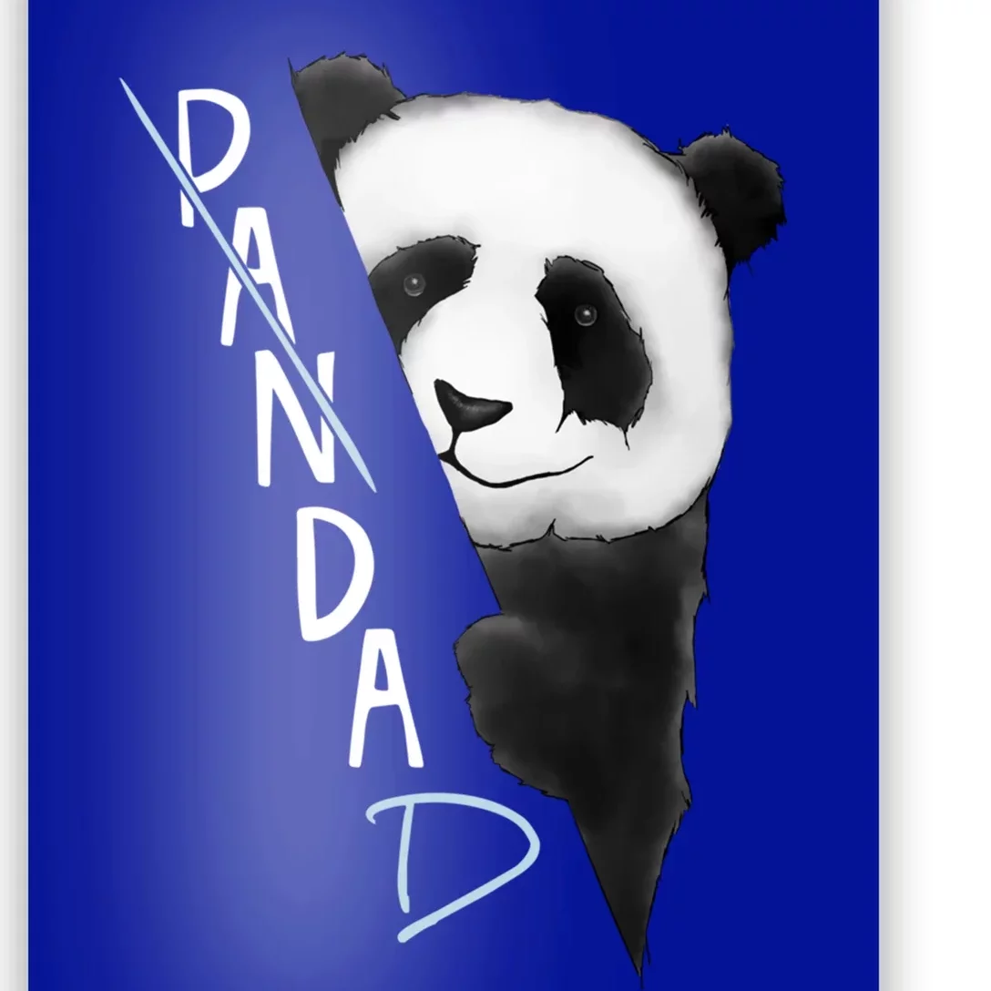 Pandad Panda Bear Bad Dad Joke Fathers Day Gift Poster