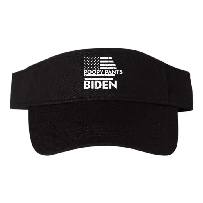 Poopy Pants Biden Vintage Valucap Bio-Washed Visor