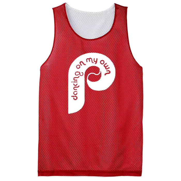 Philly Philadelphia Baseball I Keep Dancing On My Own Mesh Reversible Basketball Jersey Tank