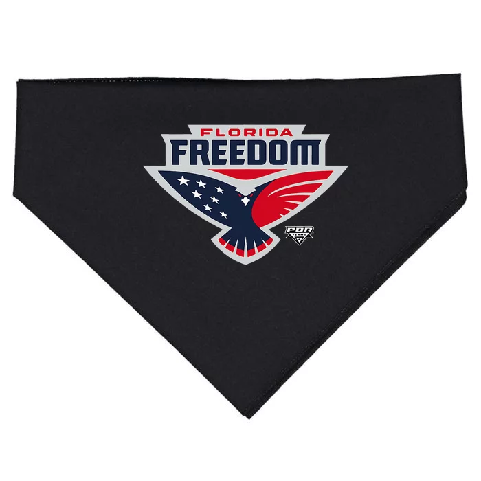 Pbr Professional Bull Riders Florida Freedom Big Chest USA-Made Doggie Bandana