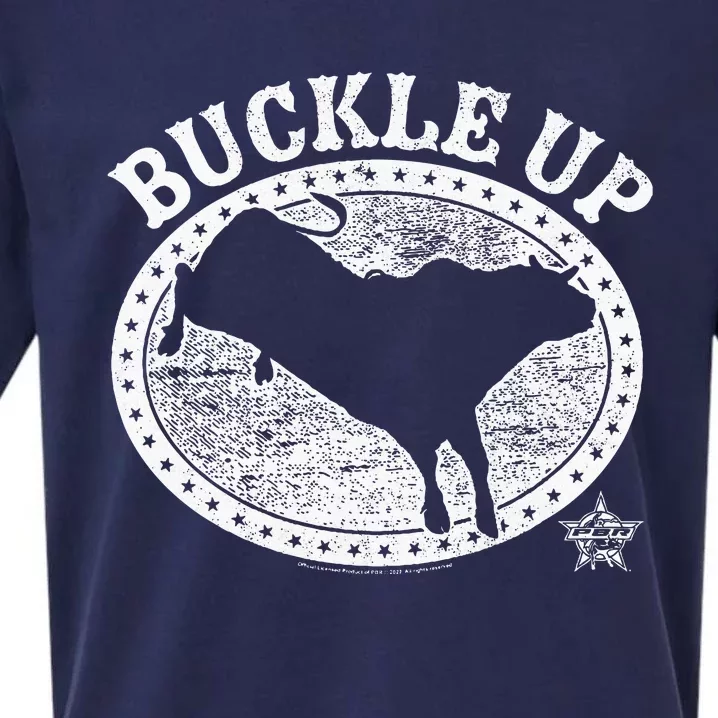 Pbr Professional Bull Riders Buckle Up Sueded Cloud Jersey T-Shirt