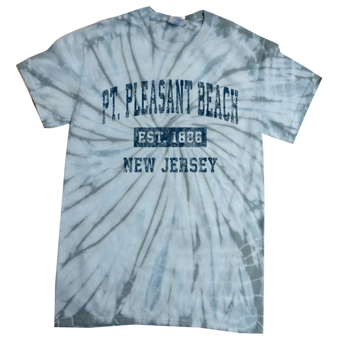 Point Pleasant Beach New Jersey NJ Vintage Sports Design Tie-Dye T-Shirt