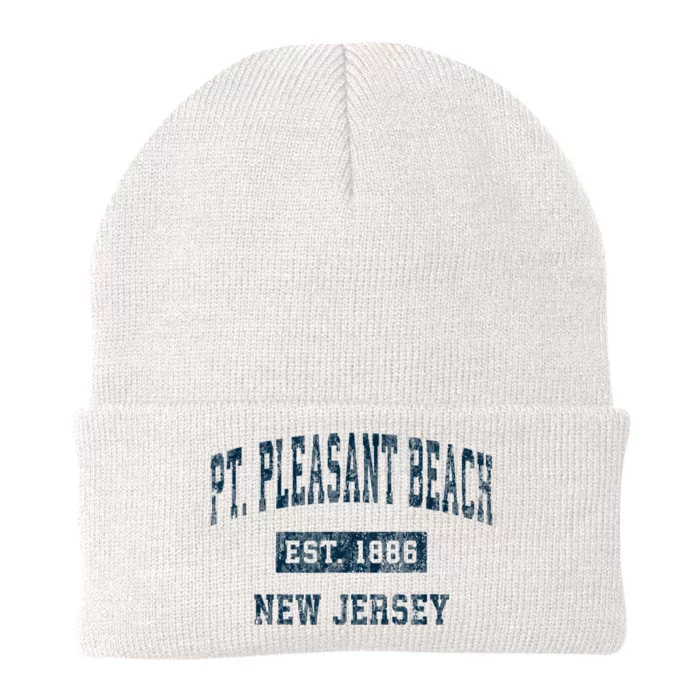 Point Pleasant Beach New Jersey NJ Vintage Sports Design Knit Cap Winter Beanie