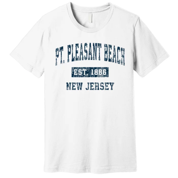 Point Pleasant Beach New Jersey NJ Vintage Sports Design Premium T-Shirt