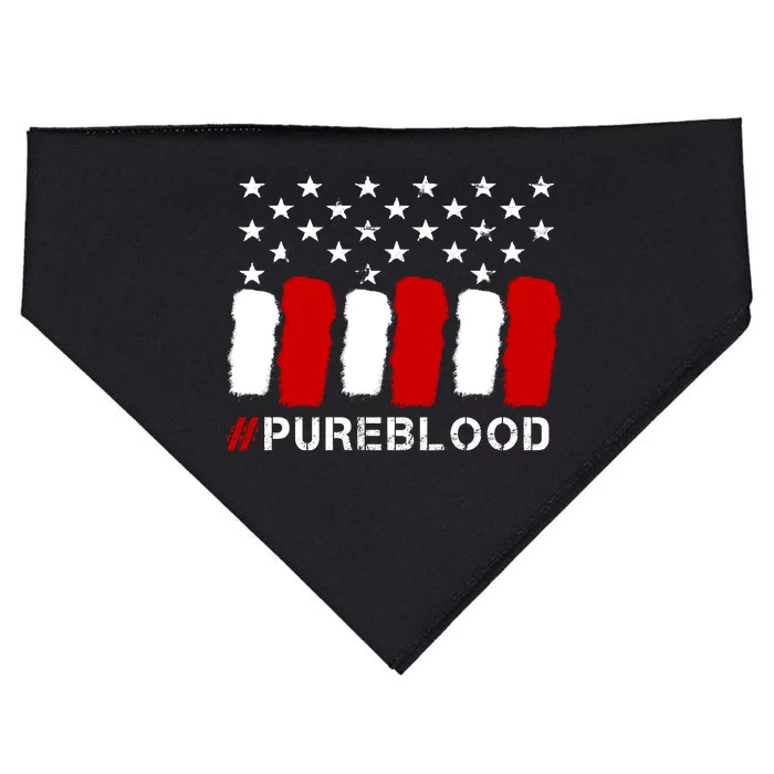 #Pureblood Pure Blood Movement Freedom USA-Made Doggie Bandana