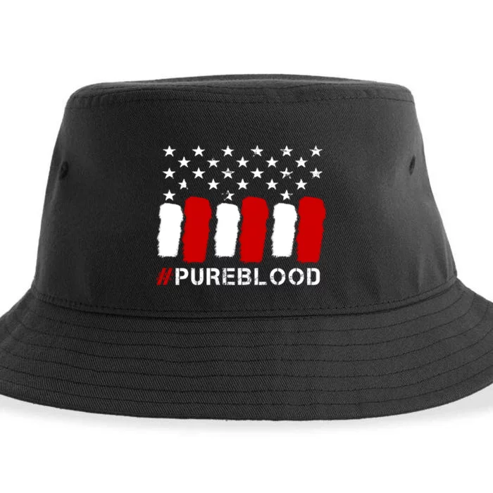 #Pureblood Pure Blood Movement Freedom Sustainable Bucket Hat