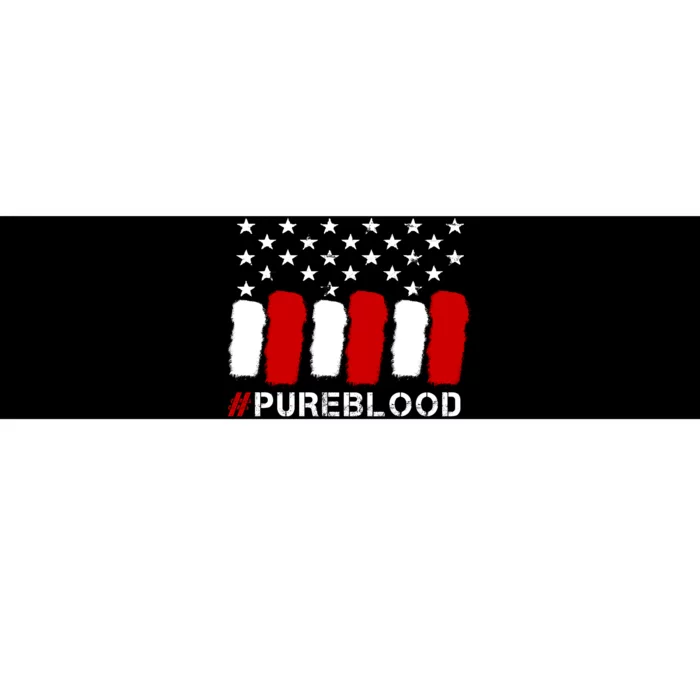 #Pureblood Pure Blood Movement Freedom Bumper Sticker