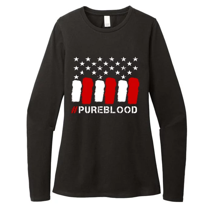 #Pureblood Pure Blood Movement Freedom Womens CVC Long Sleeve Shirt