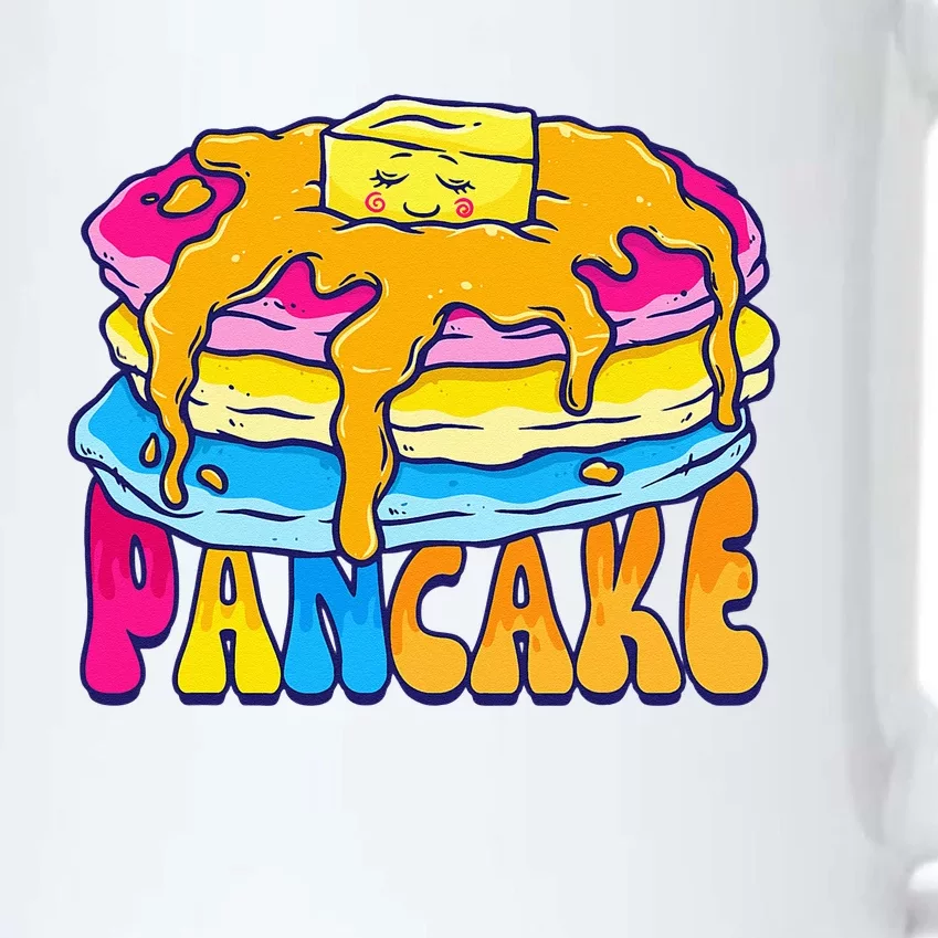 Pansexual Pancake Breakfast Food Pun Pan Pride Flag LGBTQ Black Color Changing Mug