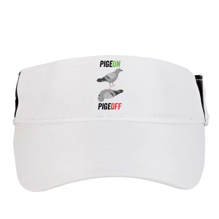 Pigeon Pigeoff Bird Birdwatcher Birdwatching Racing Adult Drive Performance Visor