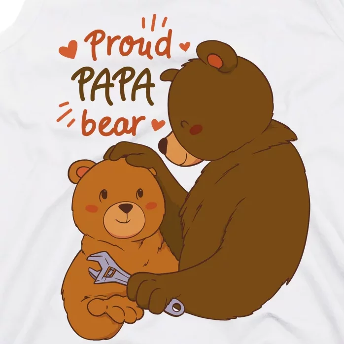 Proud Papa Bear Cute Gift Tank Top