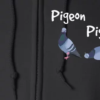 Pigeon Pigeoff Bird Birdwatcher Birdwatching Pigeon Racing Full Zip Hoodie