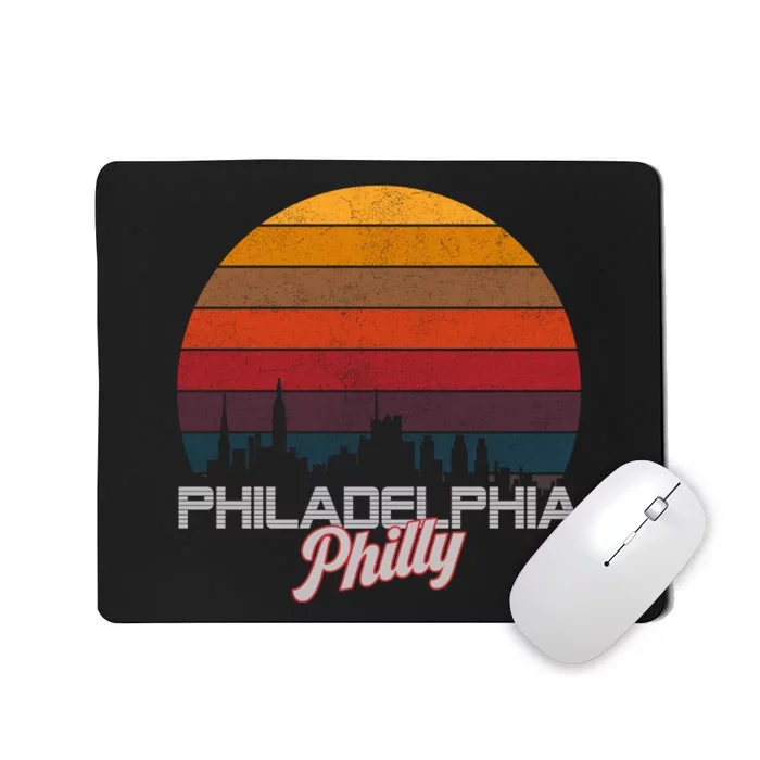 Philadelphia Philly Baseball Vintage Retro Mousepad