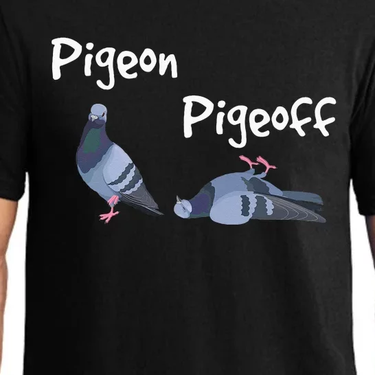 Pigeon Pigeoff Bird Birdwatcher Birdwatching Pigeon Racing Pajama Set