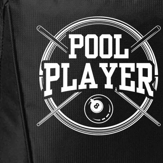 Pool Player Billard Billiard Lover Gift City Backpack