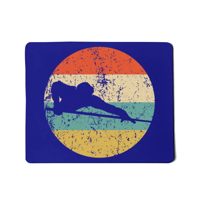 Pool Player Billiards Player Silhouette Retro Sports Meaningful Gift Mousepad