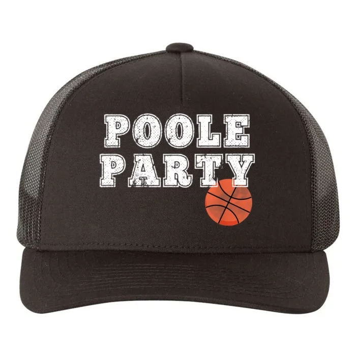 Poole Party Basketball Yupoong Adult 5-Panel Trucker Hat