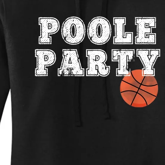 Poole Party Basketball Women's Pullover Hoodie