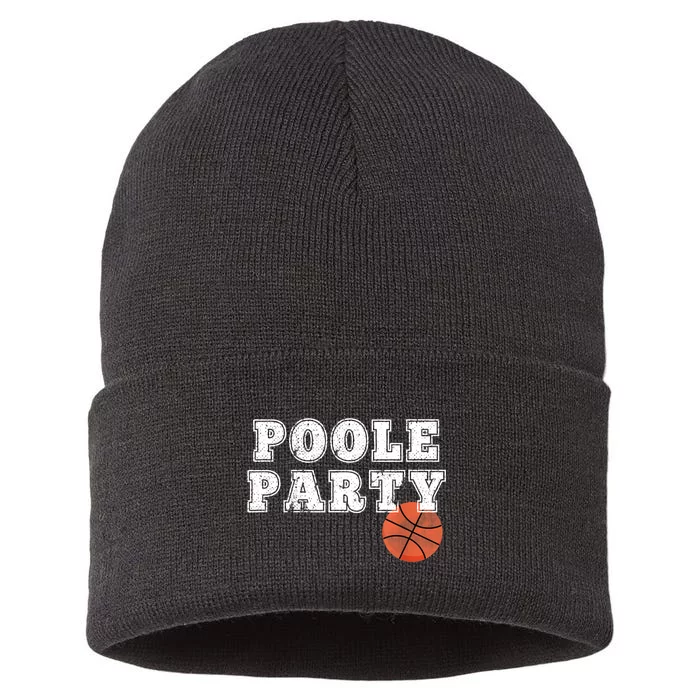 Poole Party Basketball Sustainable Knit Beanie