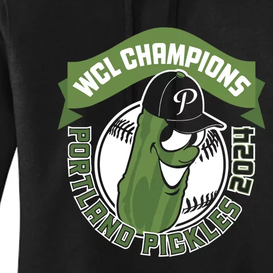 Portland Pickles Baseball 2024 Women's Pullover Hoodie