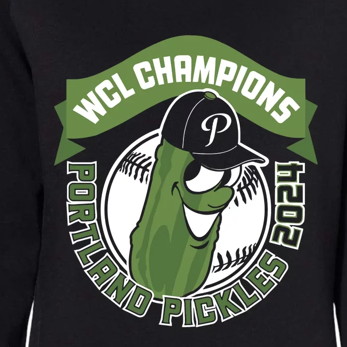 Portland Pickles Baseball 2024 Womens California Wash Sweatshirt