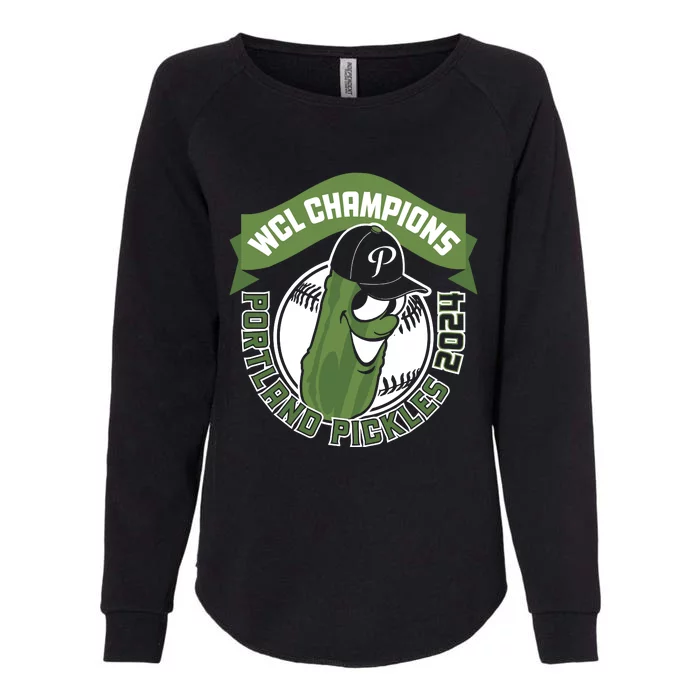 Portland Pickles Baseball 2024 Womens California Wash Sweatshirt