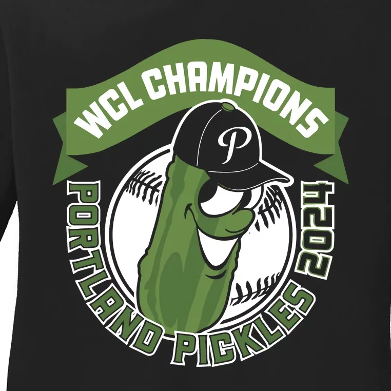 Portland Pickles Baseball 2024 Ladies Long Sleeve Shirt