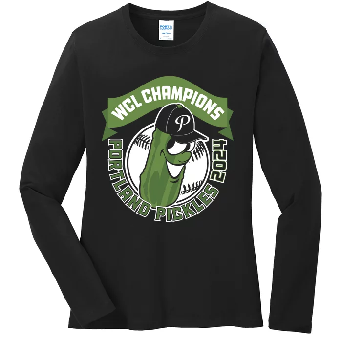 Portland Pickles Baseball 2024 Ladies Long Sleeve Shirt