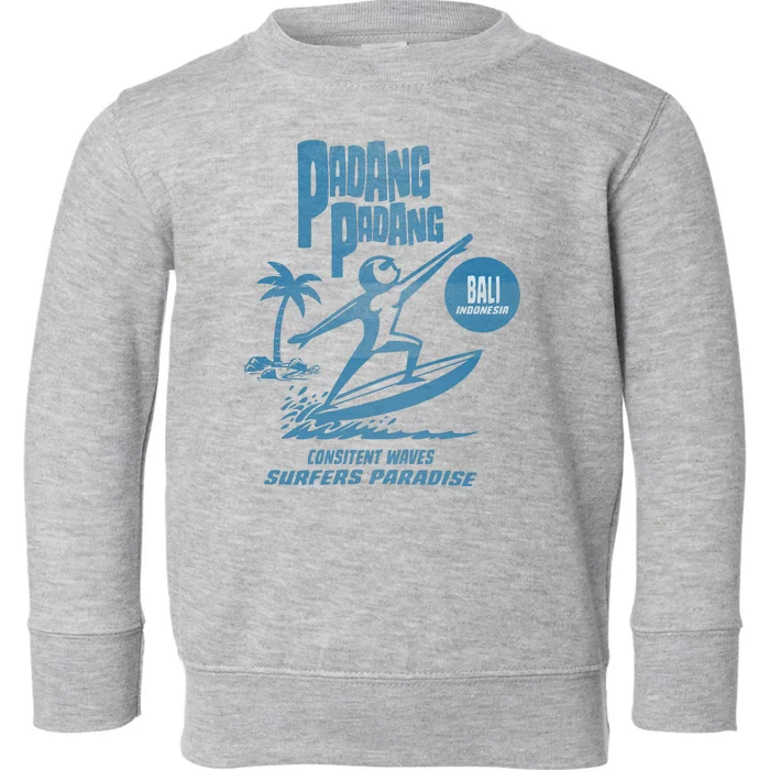 Padang Padang Bali Surf Toddler Sweatshirt