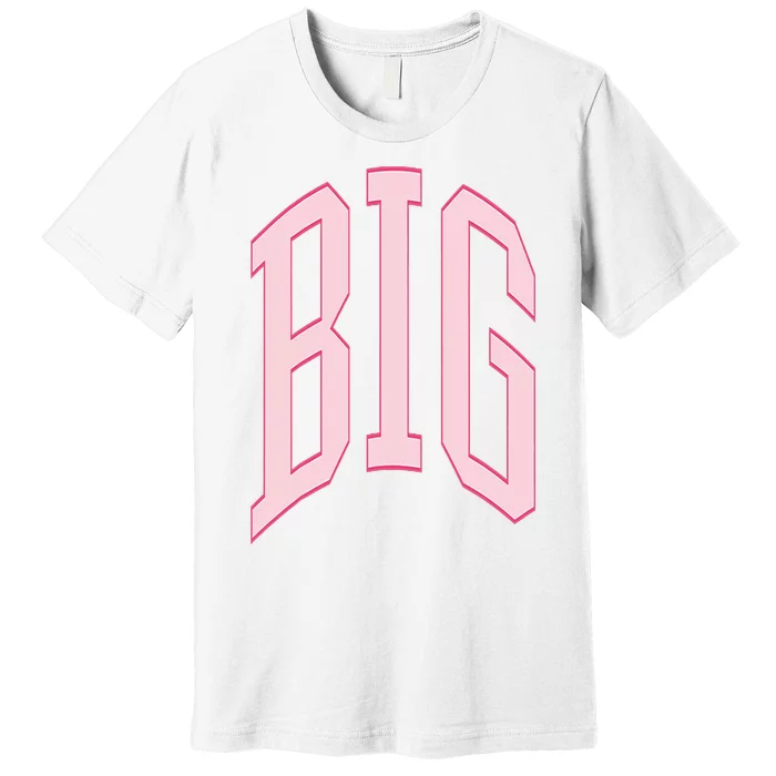 Preppy Pink Big Little Sorority Premium T-Shirt