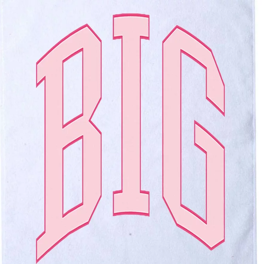 Preppy Pink Big Little Sorority Platinum Collection Golf Towel