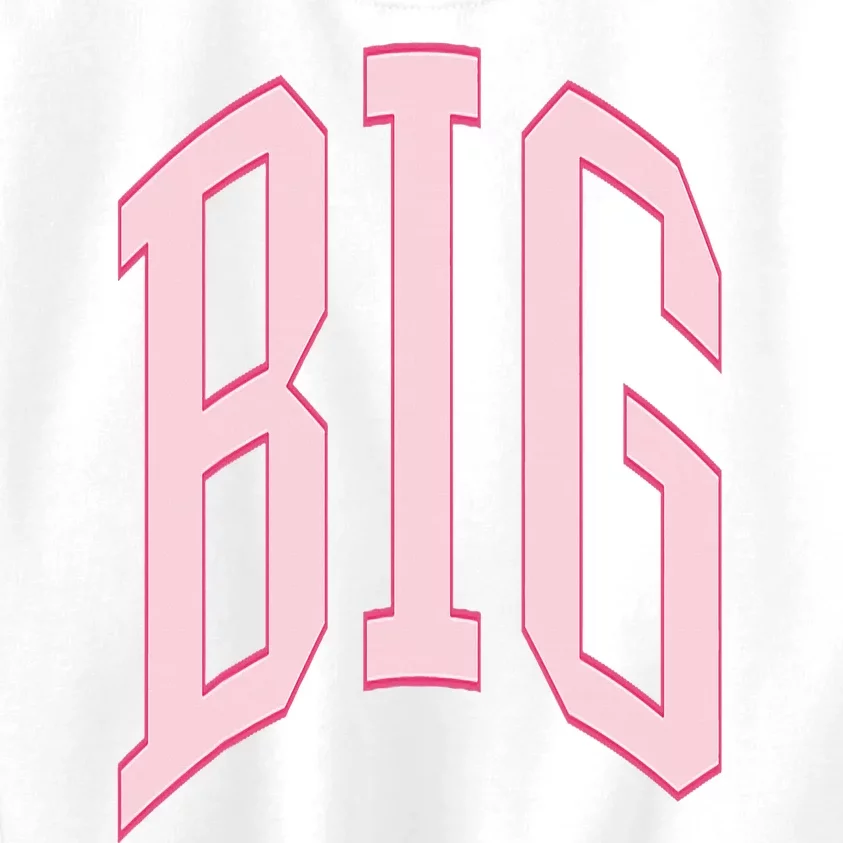 Preppy Pink Big Little Sorority Kids Sweatshirt