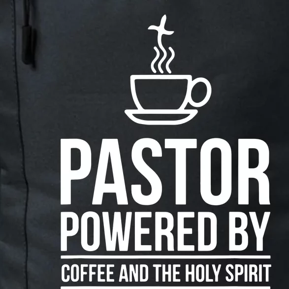 Pastor Powered By Coffe And The Holy Spirit Daily Commute Backpack