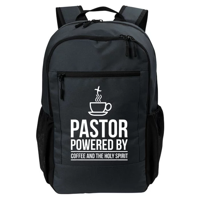 Pastor Powered By Coffe And The Holy Spirit Daily Commute Backpack