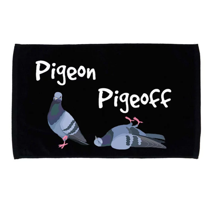 Pigeon Pigeoff Bird Birdwatcher Birdwatching Pigeon Racing Microfiber Hand Towel