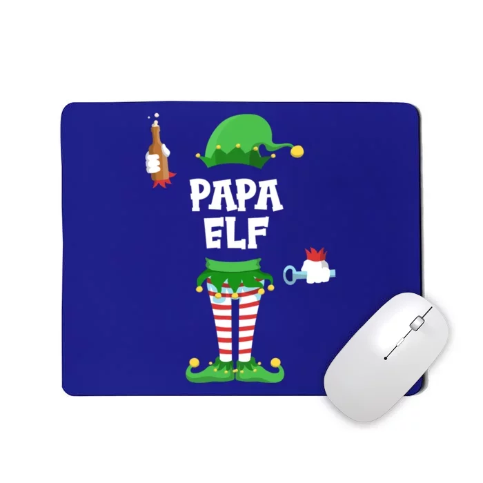 Papa Partnerlook Bier Saufen Weihnachten Familien Gift Mousepad