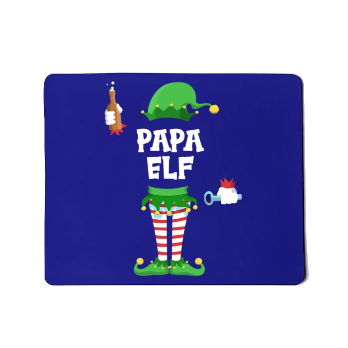 Papa Partnerlook Bier Saufen Weihnachten Familien Gift Mousepad