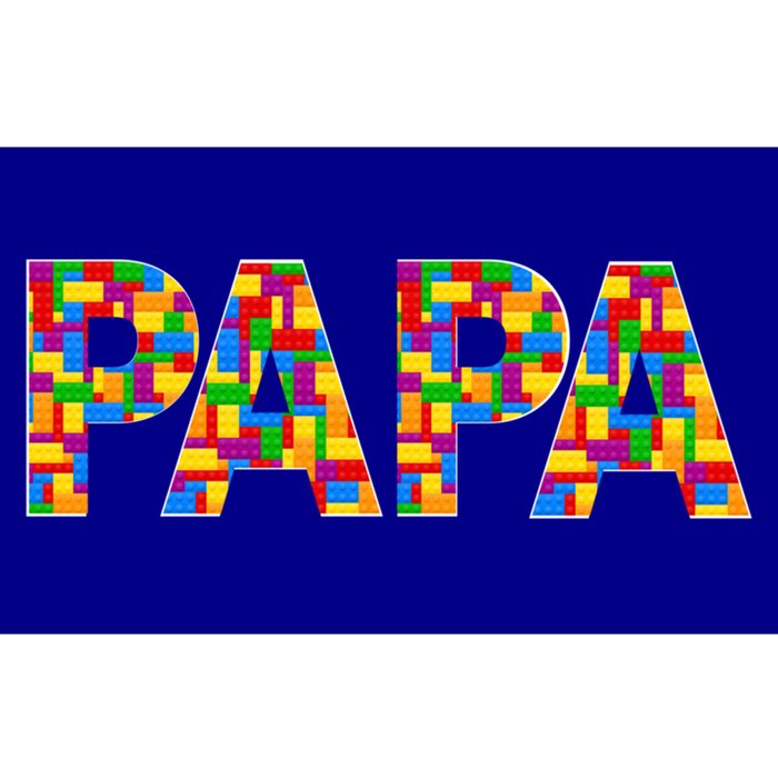 Papa Parent Brick Master Builder Building Blocks Set Family Meaningful Gift Bumper Sticker