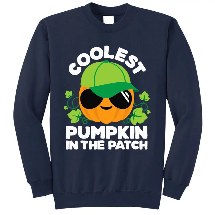 Pumpkin Patch Boy Or Girl Fall Coolest Halloween Tall Sweatshirt