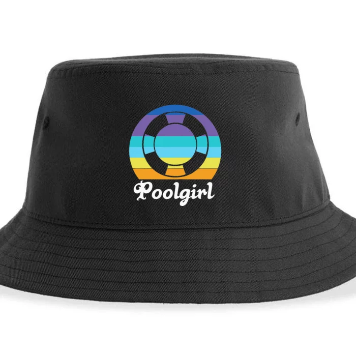 Pool pool bathing master swimming Sustainable Bucket Hat