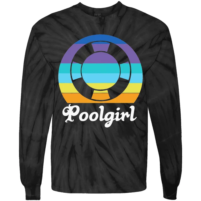 Pool pool bathing master swimming Tie-Dye Long Sleeve Shirt