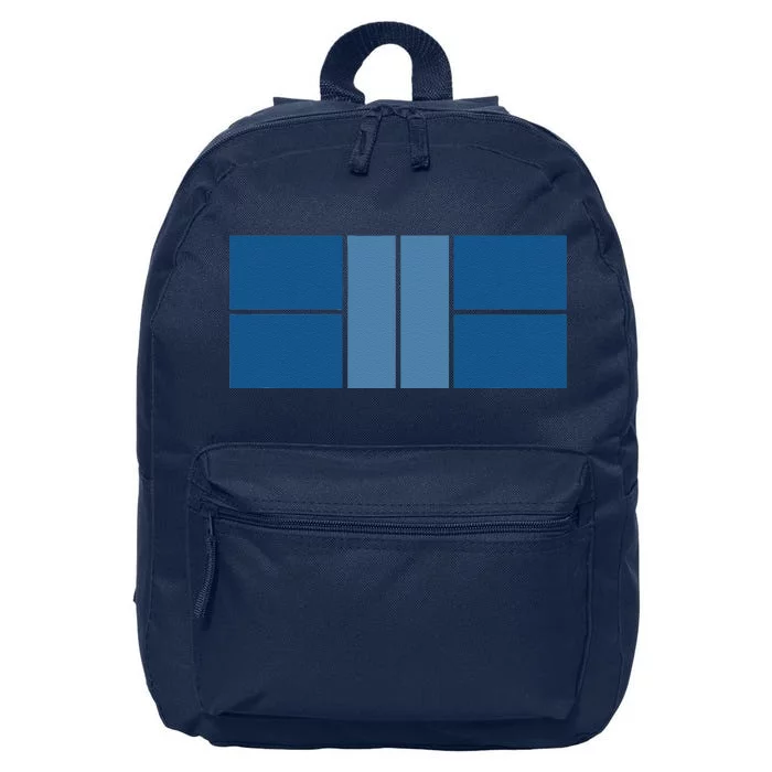 Pickleball Player Court 16 in Basic Backpack