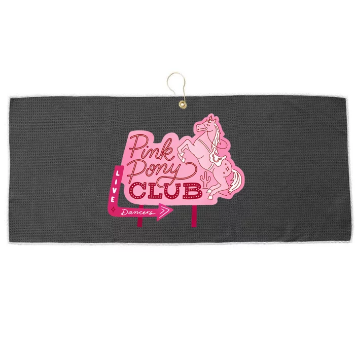 Pink Pony Club Live Dancers Large Microfiber Waffle Golf Towel