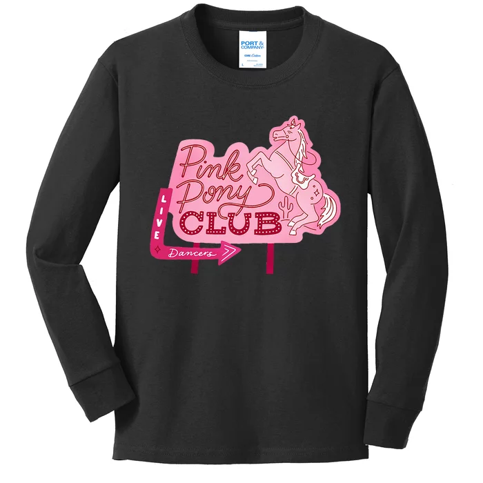 Pink Pony Club Live Dancers Kids Long Sleeve Shirt