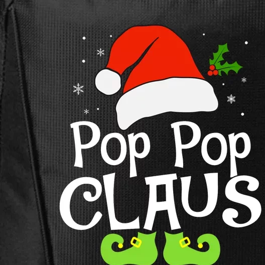 Pop Pop Claus Matching Family Christmas 2022 Costume Santa City Backpack