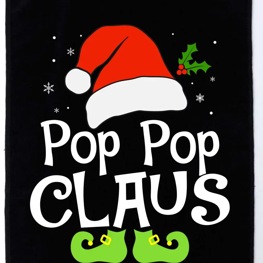 Pop Pop Claus Matching Family Christmas 2022 Costume Santa Platinum Collection Golf Towel